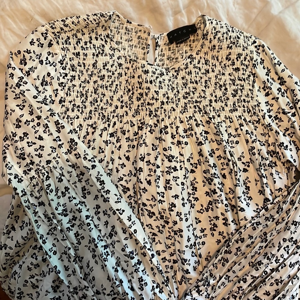 Hatch Maternity floral blouse
